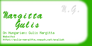 margitta gulis business card